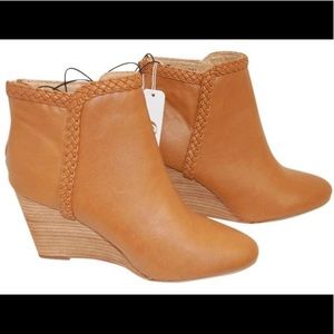 Brown Leather Booties